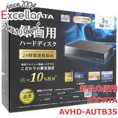 超お買い得！】 【未開封】I・O DATA 録画用外付けHDD 3TB AVHD-AUTB3E 