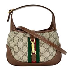 【GUCCI/グッチ】ジャッキー 1961  637092 2way ショルダーバッグ GGスプリームキャンバス ベージュ レディース 【中古】【真子質店】【BL】