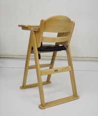 カトージ 木製ハイチェア CENA テーブル・座面クッション付 ナチュラル 22500 生後7ヶ月～ クリーニング済み A42000t