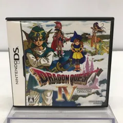 05w09091T 【DS】NINTENDO DSソフト 「ドラゴンクエストⅣ 導かれし者たち」ケース/説明書あり タバコ臭あり ＊起動のみ確認済＊  ◎中古品◎