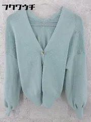 ◇ Simplicite シンプリシテェ 長袖 カーディガン グリーン系 レディース 【中古】 【1002800665839】