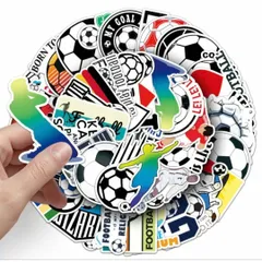 フレークシールサッカーステッカーボール色紙コラージュ卒業スポーツ応援グッズ可愛い