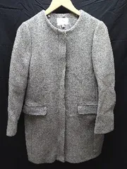 ◇ BEAUTY&YOUTH ジップアップ　ウール90％ 長袖 コート サイズM グレー レディース E  【1301260031643】のサムネイル
