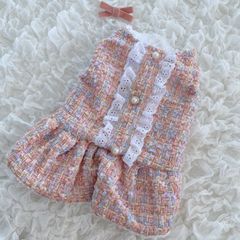 ツイードワンピース Sサイズ  犬服