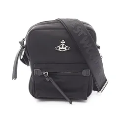 ヴィヴィアンウエストウッド Vivienne Westwood ショルダーバッグ JACKSON スモール サッチェル クロスボディ S4803000BUW001Y001 ブラック ナイロン レザー ショルダーバッグ