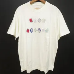 #snc カールヘルム KarlHelmut Tシャツ カットソー L オフホワイト ワッペン パッチワーク ロゴ メンズ [876703]のサムネイル