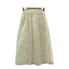 Heriter(エリテ) コットンホワイトスカート　サイズ38 2024年AW Hériter 2024AW受注会 | cotton organdy skirt - c a b i n e t