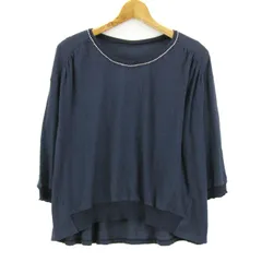 マカフィー ブラウス シャツ トップス プルオーバー トゥモローランド レディース 1サイズ ネイビー MACPHEE 【中古】