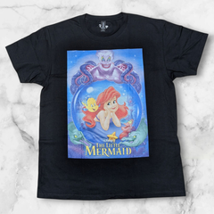 【新品未使用】リトルマーメイド　tシャツ　ディズニー　tシャツ　アリエル　フランダー　セバスチャン　アースラ　フロットサム　ジェットサム