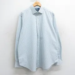 XL/古着 ラルフローレン 長袖 ブランド シャツ メンズ 90s 大きいサイズ コットン 白他 ホワイト チェック 25mar24 中古 トップス