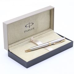 新品未使用】PARKER ソネット ボールペン 格子柄 シルバー ゴールド