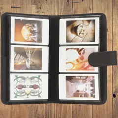 【ポスト投函便】富士フィルム　チェキアルバム108ブラック　INS MINI アルバム108 ブラック