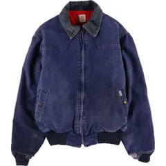 PELLA ヴィンテージ 企業ロゴ ダック サンタフェジャケット L-TALL セール】ヴィンテージ風 ジップアップジャケット サンタフェ