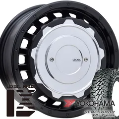 サマータイヤ ホイールセット 16インチ デリカD5 エクストレイル クロスロード 4本セット 1台分 YOKOHAMA GEOLANDAR MT 225/75R16 215/70R16 ホワイトレターのサムネイル