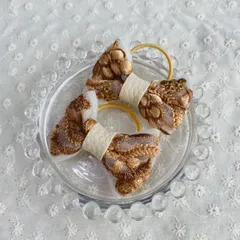 𝒩𝑜.13インド刺繍 リボンヘアゴム 【キッズ ベビー⠀】