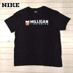 NIKE/ナイキ Tシャツ MILLIGAN COLLEGE SWIMMING ミリガンカレッジ ブラック L THE NIKE TEE