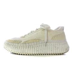 クロエ CHLOE CHC22S579Y 0101 NAMA SNEAKERS スニーカー ローカット プラットフォーム 39 26cm 白 ホワイト /YO12のサムネイル