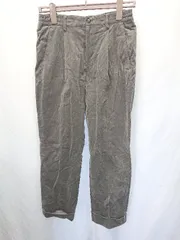 ◇ ⊇ Salon de GW コーデュロイ パンツ サイズS ダークグレー メンズ E  【1411070017321】