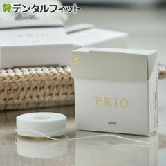CORAFTURE PRIO デンタルフロス （40m/1個） ワックス付き 無香料 ノンフレーバー エコ サステナブル 紙箱 紙製ケース 糸巻タイプ ロールタイプ シンプル おしゃれ