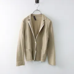 【値下げ】アクアスキュータム Aquascutum コットンストレッチ1Bニットジャケット 8/ベージュ 羽織り アウター【2400014342970】のサムネイル
