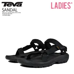 Teva (テバ) W HURRICANE XLT2 (ウィメンズ ハリケーン XLT2) レディース ストラップ サンダル 夏 旅行 おすすめ シャワー ビーチ 海 プール アウトドア 黒 BLACK (ブラック) 1019235-BLK
