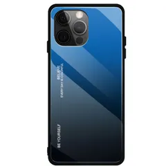 iPhone13 Pro Max ケース アイフォン13プロマックス  グラデーション ハイブリット ケース 【Color】 ブルー・ブラック