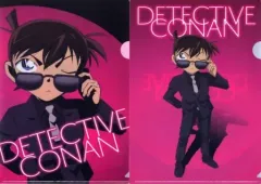 【中古】クリアファイル 江戸川コナン A4クリアファイルセット(2枚組) 「セガラッキーくじ 名探偵コナン Secret suit collection」 L賞