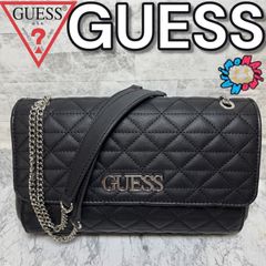 ゲス　GUESS レディース ショルダーバッグ 2WAY LE846221 BLACK ブラック 黒　チェーンショルダー