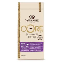 ウェルネスコア(穀物不使用 グレインフリー・高たんぱく質)子猫用(離乳期-1歳)骨抜き七面鳥800g