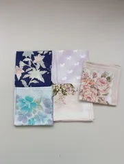 ハンカチ５枚まとめ売り           3-2set