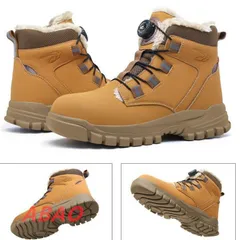 スノーブーツ メンズ 滑らない おしゃれ 防水 防滑 冬靴 メンズ 雪 スノーブーツ メンズ 大きいサイズ ウインターシューズ ウインターブーツ メンズ スノーブーツ レディース 滑らない 冬 安全靴 防寒xzzhang56