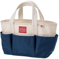 マンハッタンポーテージ ピクニック アウティング トートバッグ M ナチュラル×ネイビー W42/29.5×H21×D15cm #MP1383DUCK-1061 Picnic Outing Tote Bag M MANHATTAN PORTAGE 新品 未使用