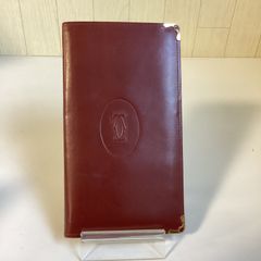 Cartier /カルティエ 長財布 ボルドー レザー マストライン - メルカリ