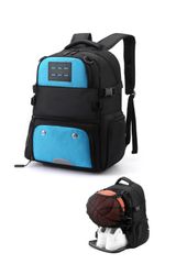 新品 YFFSFDC バスケットボールバッグ ボールバッグ リュック サッカーポーチバッグ ボールケース 多機能 大容量 運動 通学 出張 旅行用 スポーツバッグ