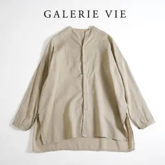 174t*美品 トゥモローランド ギャルリーヴィー リネン ブザムシャツ.のサムネイル