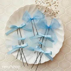 水色セット　まとめ売り　8本ヘアピン