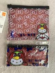 ■ファジアーノ岡山 コラボポーチ■HELLO　KITTY　クリアポーチ2個セット■新品未使用■