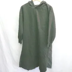 ◇ ⊇ Aunt Marie's アントマリーズ 長袖 膝下丈 ワンピース サイズXS ブラック系 レディース E  【1412260041362】