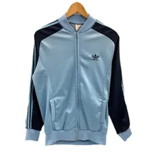 アディダス adidas 70’s 70年代 VINTAGE ヴィンテージ VENTEX ATP トラックジャケット トレフォイルロゴ フランス製 MADE IN FRANCE - ジャージ ブルー 101MT-5033