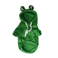 ☆ カエル ☆ XLサイズ ☆ ドッグウェア nadw850 ドッグウェア 犬服 ペット服 ペットウェア 着ぐるみ パーカー 冬服 犬 いぬ 小型犬 中型犬 暖かい 裏起毛 防寒 冬 お散歩 外出 猫 ねこ 猫用ウェア 猫服 犬の服 ペット用品