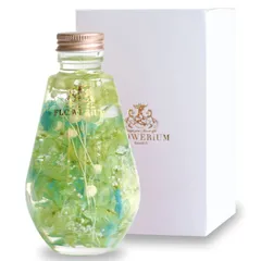 【特価商品】花 日本製 flower 結婚 フラワーギフト 記念日 誕生日 2025 プレゼント ギフト 女性 贈り物 お祝い 退職 ハーバリウム 大切な人 フラワリウム FLOWERiUM ドロップボトル (グリーン)