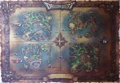 未使用品】ドラクエ25周年 ドラクエ1、2、3 セット特典 世界地図