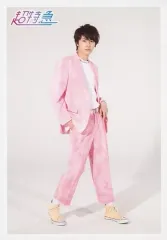 【中古】生写真(男性) 超特急/タカシ(松尾太陽)/全身・衣装ピンク・白・右向き・右手ポケット・左手腹・背景白/FC会員通販限定 生写真 第53弾