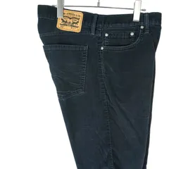 Levi'sリーバイス514コーデュロイパンツ黒ブラック白タブホワイトタブY2Kストレートフィットvintageヴィンテージ40314