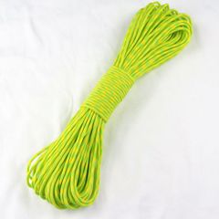 【アウトレット品】パラコード 4mm×30m　ライムグリーンイエロー