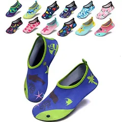 ブルー_15.016.0 cm ziitop マリンシューズ メンズ レディース 子供 キッズ用 ウォーターシューズ ビーチサンダル 水陸両用 速乾 アクアシューズ 男の子 女の子 旅行 海水浴 室内用 携帯便利 滑り止め 軽量