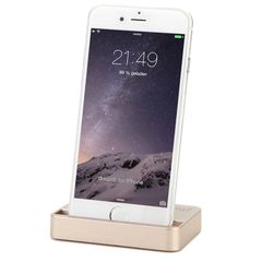 iPhone5・6・7・8・10・11・12・SE（4.7インチタイプ用）充電Dock（ゴールド）送料込み