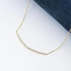 2025年最新】4°c ネックレス k18 ダイヤモンド ラインの人気アイテム