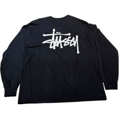 Stussy Stock logo LS Black L 未使用