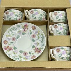カップ&ソーサー5点セット　Flawer Garden